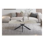 Salontafel - Scandinavisch Ovaal - Glanzend Beige