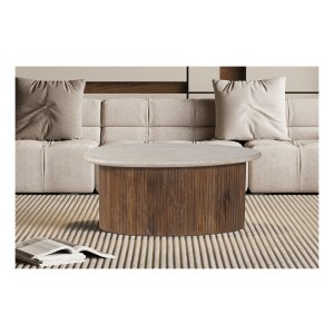 Salontafel - Louis stijlvol en natuurlijk - beige mangohout