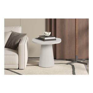 Salontafel - Stijlvol - Ovaal - Cementwit