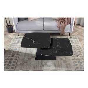 Salontafel - Draaibaar - Zwarte steen