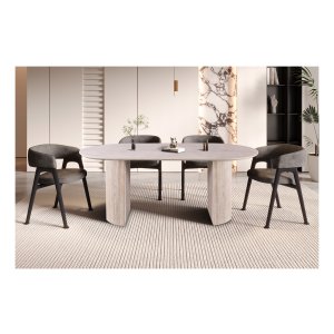 Tafel - Ovaal - Travertin Beige