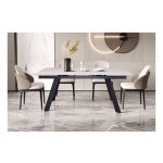 Eettafel - Uitschuifbare - Rechthoekig – Wit