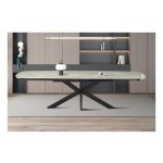 Tafels - Ovale Uitschuifbare - Glanzend Beige