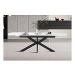 Tafels - Ovale - Uitschuifbaar - Deense stijl - Steenwit