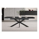 Tafels - Ovaleconsolerende tafel - Uitschuifbaar - Deens - Zwart