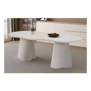 Tafel - Organisch Cementkleurig - Modern - Stijlvol