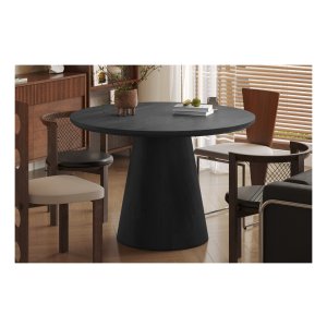 Tafel - Ronde vorm - Donkerbruin – Miklos