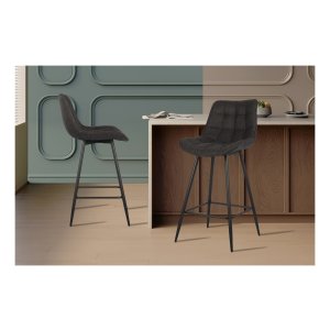 Stoel - Comfortabel - Donkergrijs