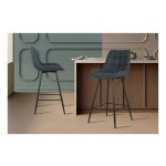 Barkruk- Stijlvol - Comfortabel - Donkerblauw