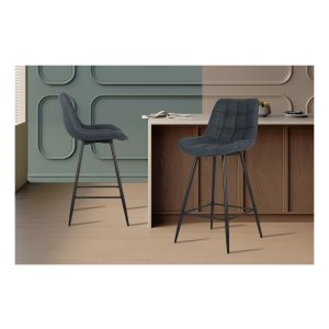 Barkruk- Stijlvol - Comfortabel - Donkerblauw