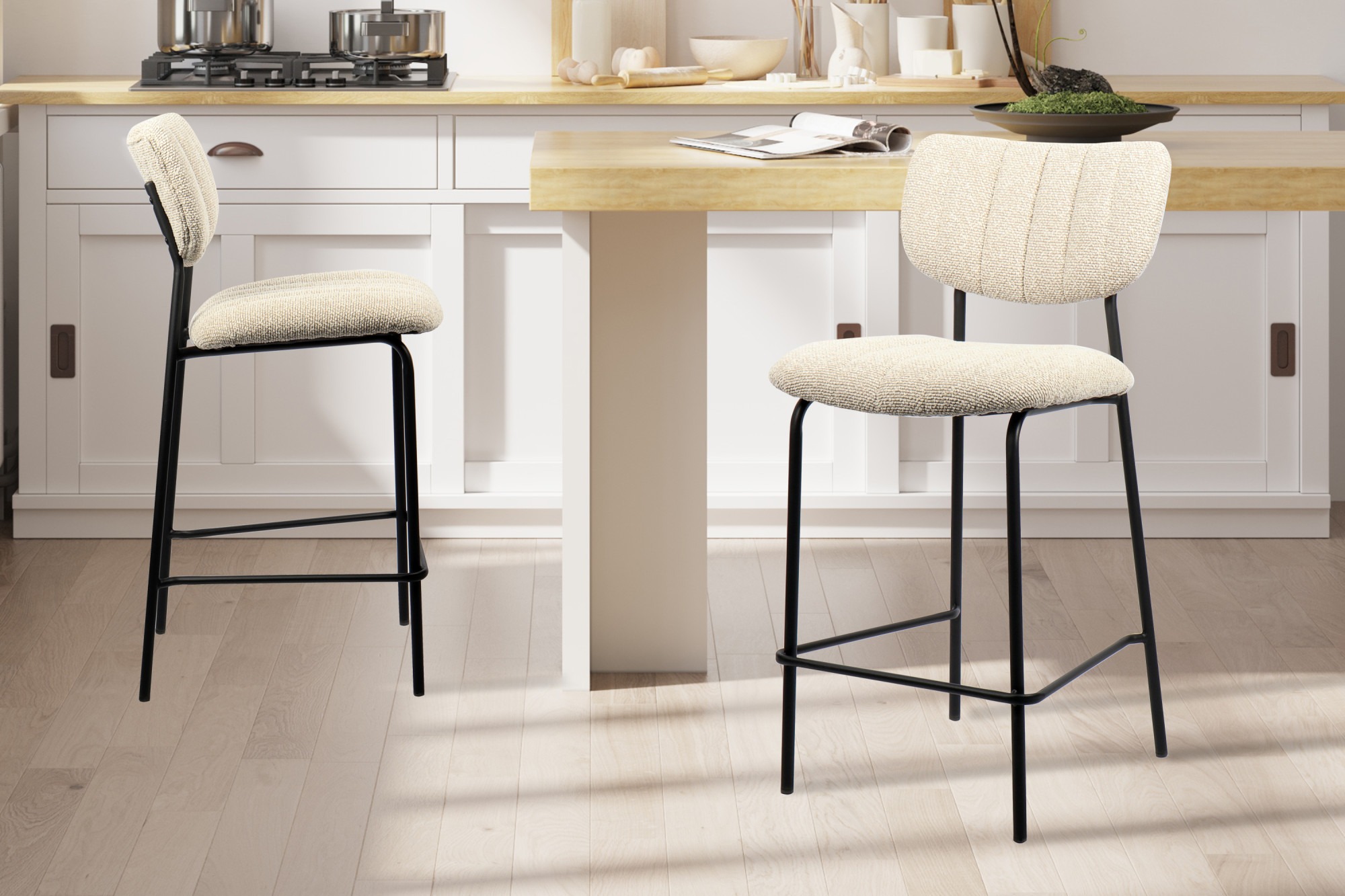 Stoel - Comfortabel - Beige