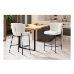 Barstoel - Comfortabel - Ecru