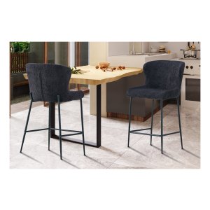 Barstoel - Stijlvol - Donkergrijs