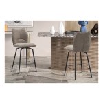 Barstoel - Draaibaar - Zandkleurig