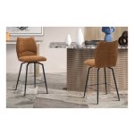 Kantoormeubelen - Tellerstoel - Draaibaar - Roestkleurig