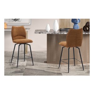 Kantoormeubelen - Tellerstoel - Draaibaar - Roestkleurig