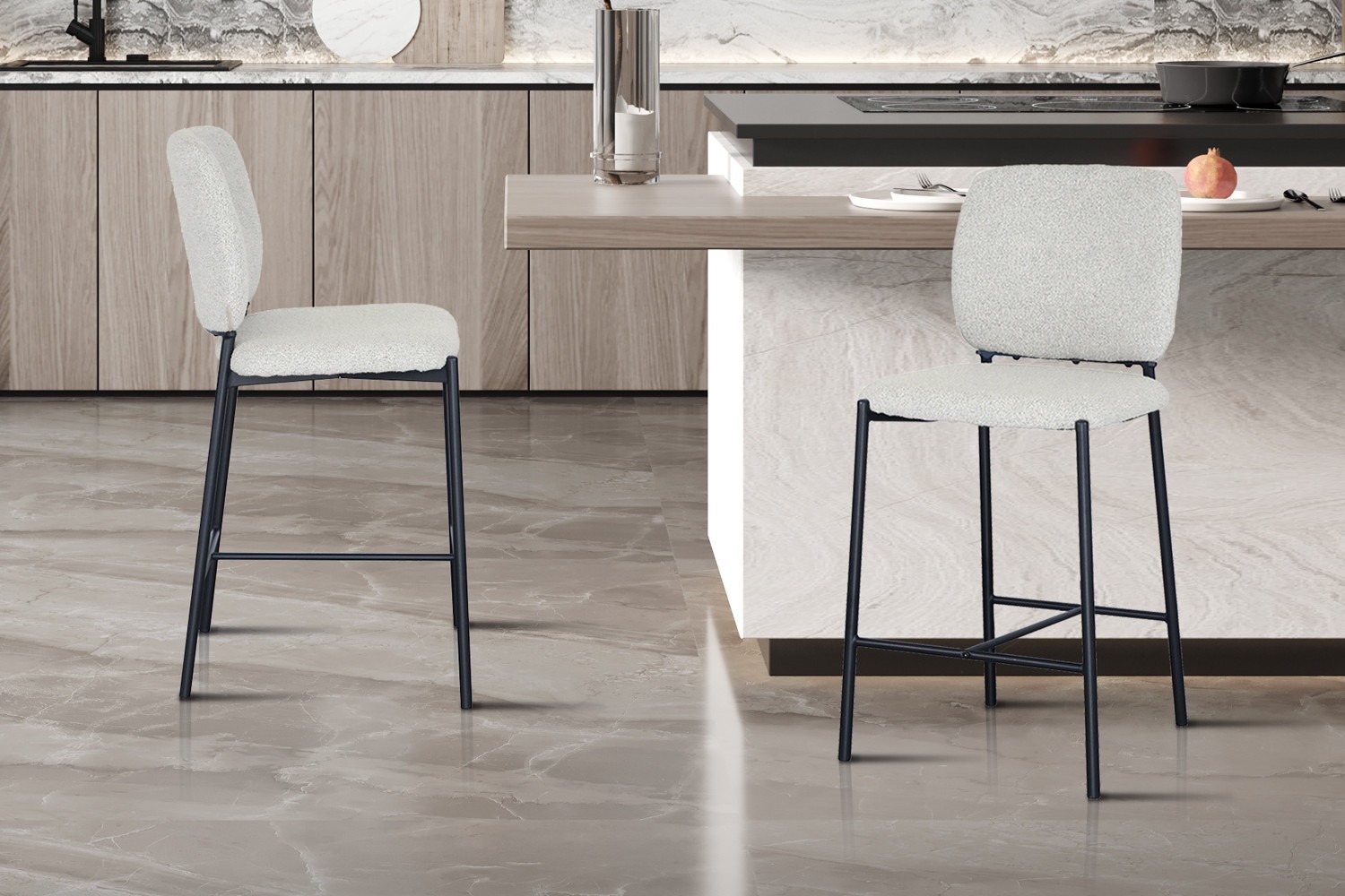 Stoelrugleuning - Comfortabele - Beige