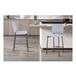 Barkruk - Stoffen - Lichtgrijs