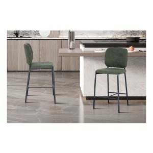 Krukken - Barkrukhoogte - Stof - Groen