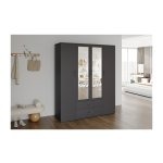 Kledingkast - Stijlvol - Ruim - Donkergrijs