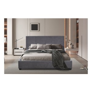 Bedframe - Luxe - Grijze Stof - Grijs