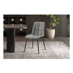 Stoel - Vintage - Grijs - PU