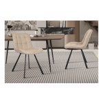 Stoel - Comfortabele - Unieke - Beige/Lichtgrijs