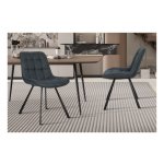 Stoel - Comfortabel - Donkerblauw - Montego 303