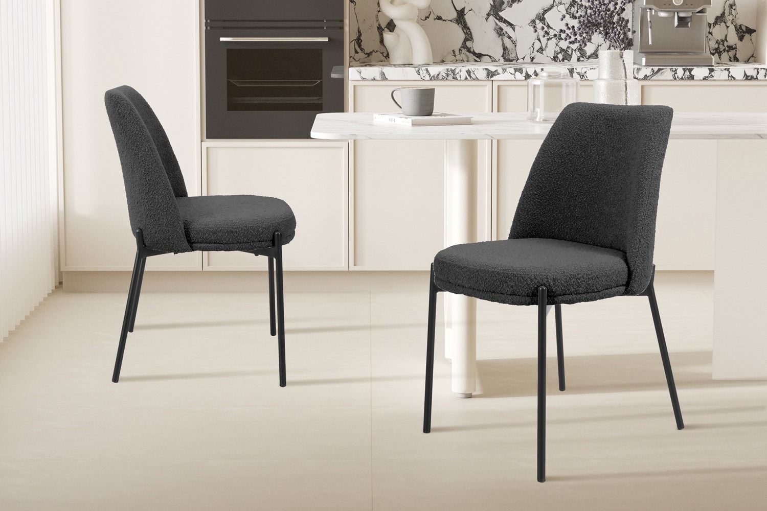 Stoel - Comfortabel - Modern - Grijs