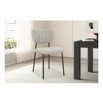 Stoel - Comfortabel en stijlvol - Lichtgrijs