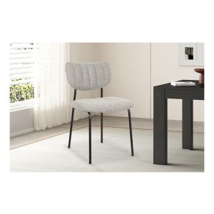 Stoel - Comfortabel en stijlvol - Lichtgrijs