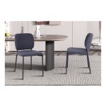 Eetkamerstoel - Comfortabel - Stijlvol - Donkergrijs