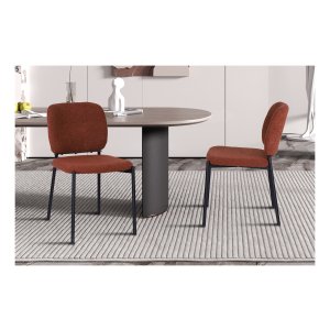 Stoel - Comfortabel - Modern – Roestbruin