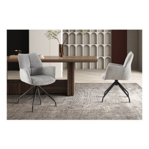 Stoel - Draaibaar - Grijs - Harmonie