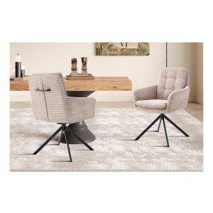 Kantoor - Draaistoel - Corduroy stof – Zandkleur