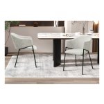 Stoelen - Fluwelen - Lichtgrijs - Elegant - Hugo