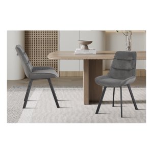 Stoel - Comfortabel - Stijlvol - Grijs