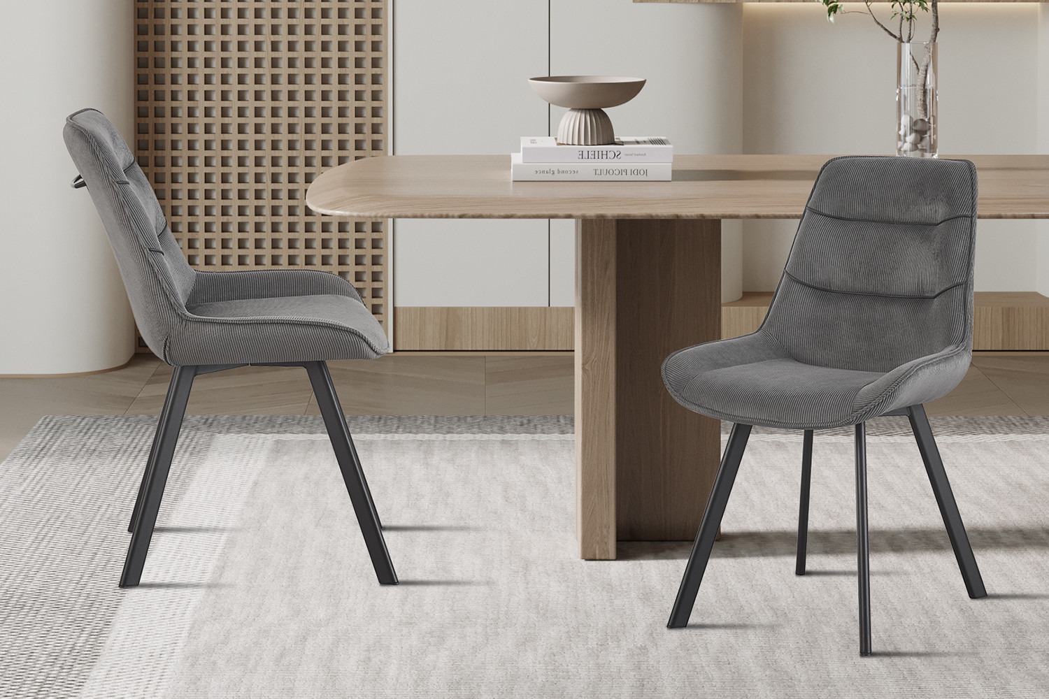 Stoel - Comfortabel - Stijlvol - Grijs