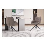 Stoel - Draaibaar - Stof – Peper