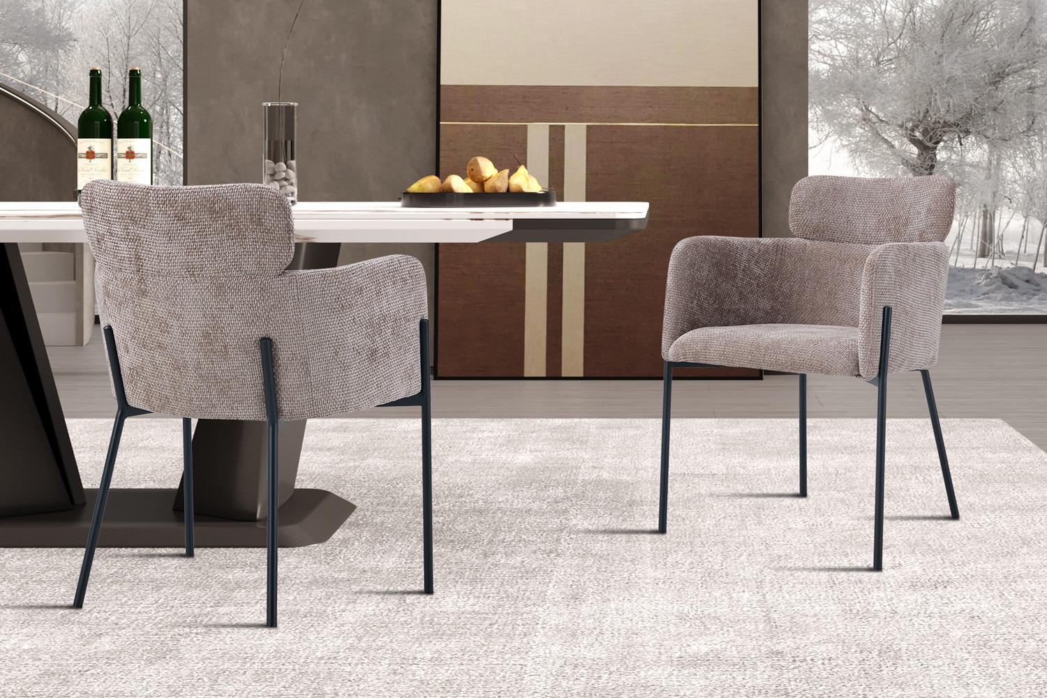 Zandstoffering - Modern - Comfortabel - Zandkleurig