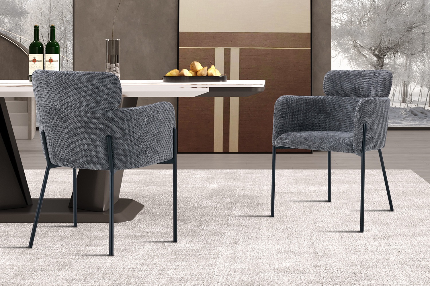 Stoel - Comfortabel - Stijlvol – Grijs