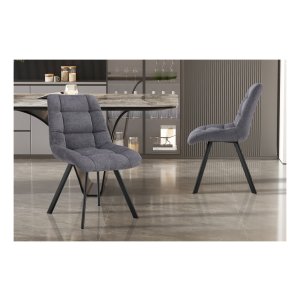 Stoel - Comfortabel - Stijlvol - Donkergrijs