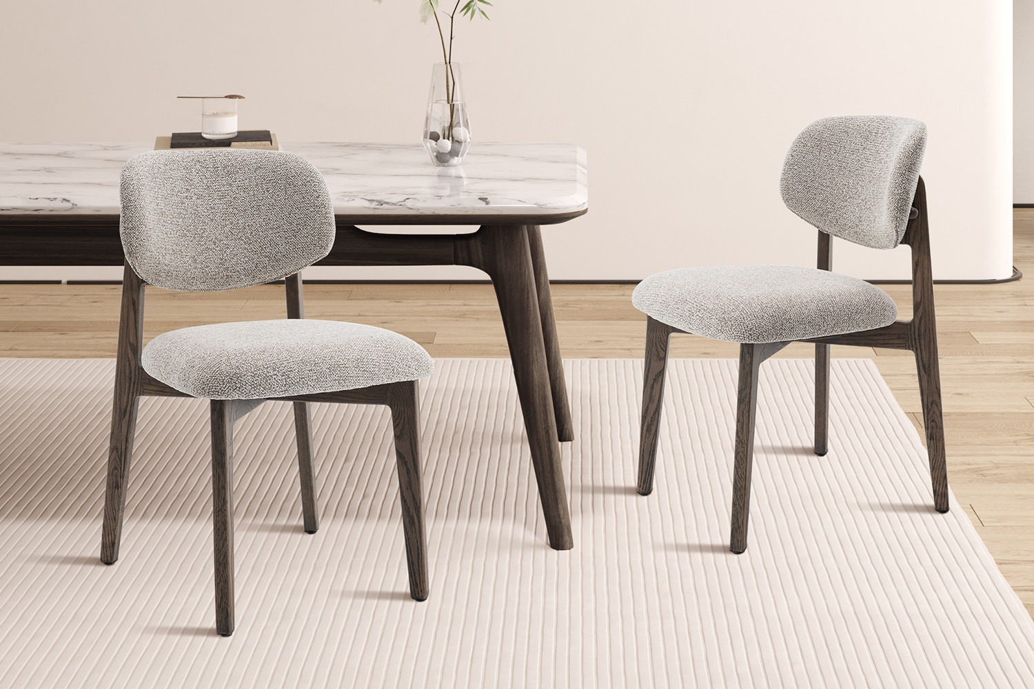 Stoel - Elegant - Zandkleurig