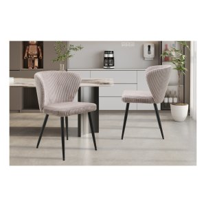 Stoel - Ribfluweel - Hypercomfort – Stijlvol - Zand