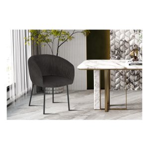 Stoel - Corduroy - Grijze Hyper