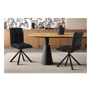 Stoel - Draaibaar - Donkergrijs - Stijlvol