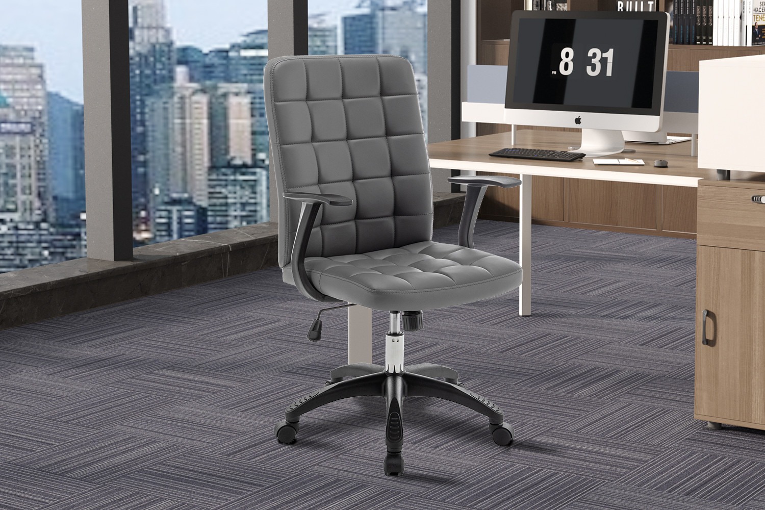 Kantoorstoel - Ergonomisch - Comfy - Grijs