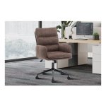 Kantoorstoel bedrukt bruin - Comfortabel en stijlvol - Raven bruin