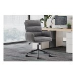 Kantoorstoel - Comfortabel - Stoffen bekleding - Donkergrijs