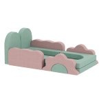 Speelgoed - Schuimblokken - Klimmen & Bouwen - Groen & Roze